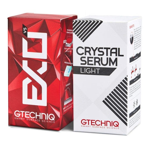 The Rag Company Gtechniq - EXOv5 + Panel Wipe + Crystal Serum Light (CSL) -  50ml - Kit - All in One Detailing Bundle, Paint Protection, Decontaminate,  Great Gloss Retention, Water and Dirt Repellency - Yahoo Shopping