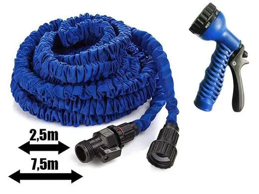 Buy XXL Hose 2,50m - 7,50m + Sproeikop 7 standen in the Custom Car Care webshop.