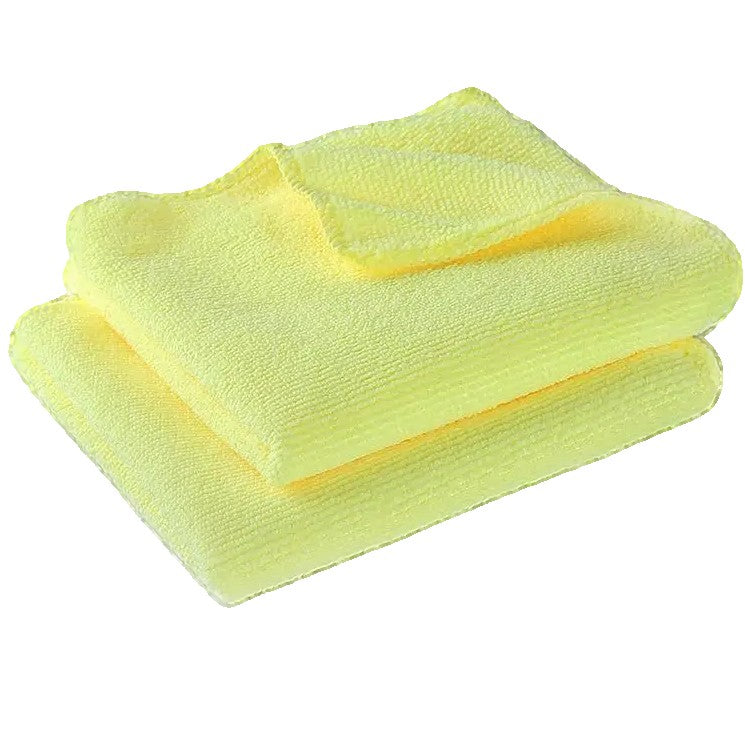 Custom Car Care Yellow Microfiber Towel
