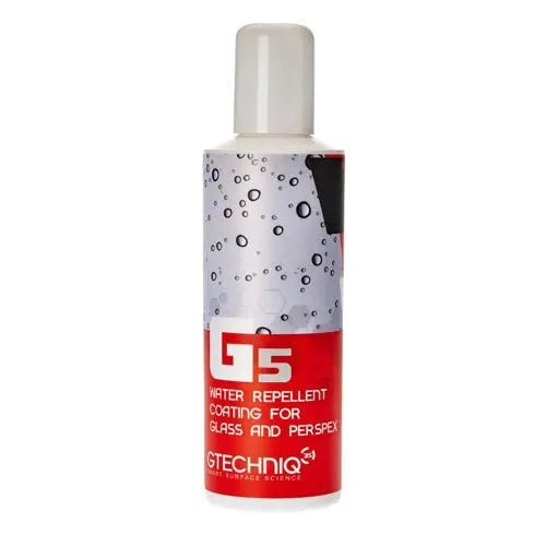 Gtechniq G5 Water Repellent Coating For Glass And Perspex | Custom Car Care
