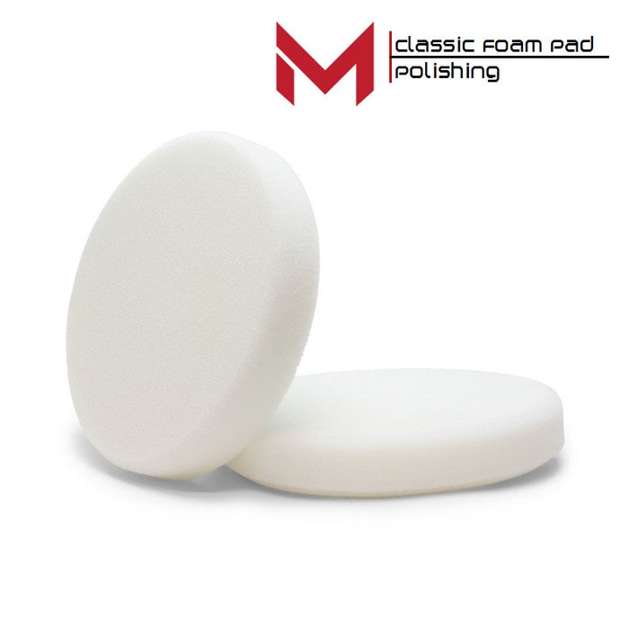 Moore White Classic Light Cut Foam Pad | Custom Car Care