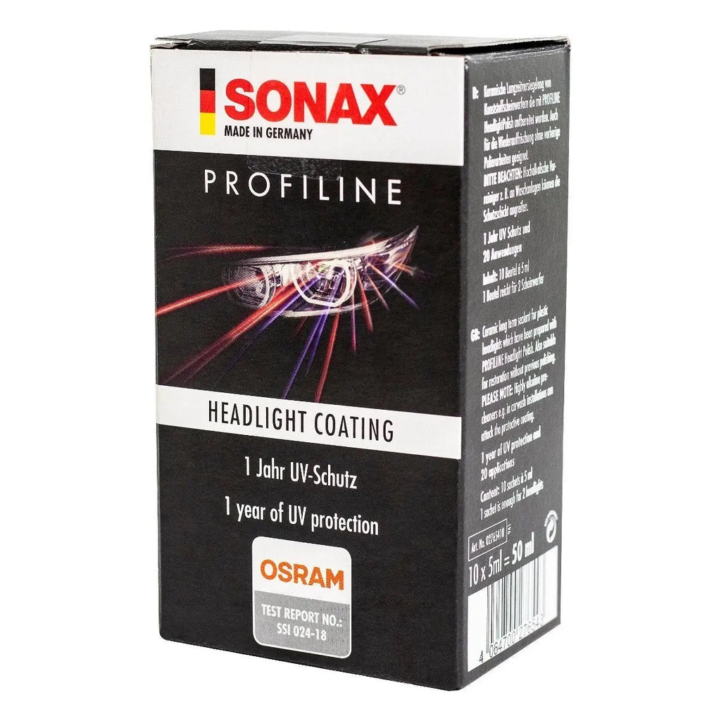 Sonax Revêtement des phares